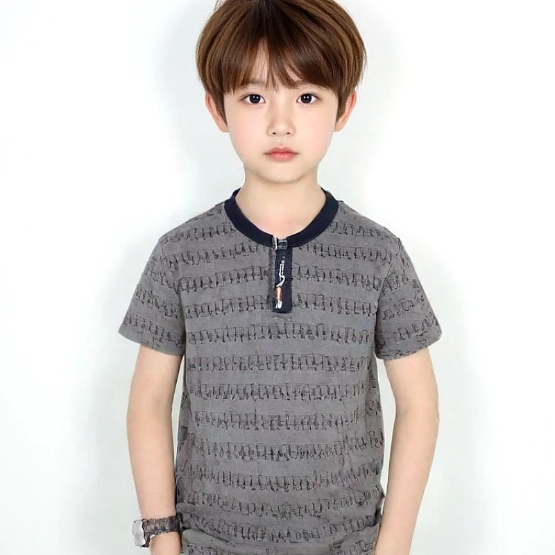 Baba T Shirt Grey 7 to 8 years 22 inch