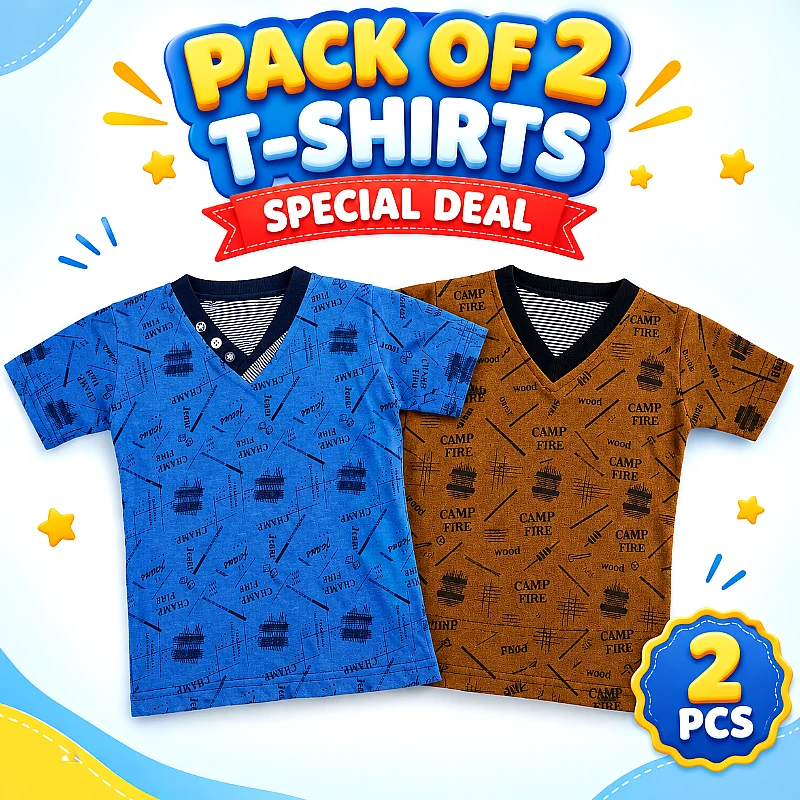 Baba T Shirt Medium Size ( 2 to 3 years) Pack of 2