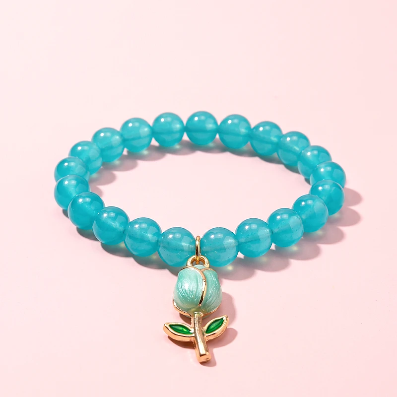 Baby Beads Bracelet Flower Charm (1 to 7 yrs)