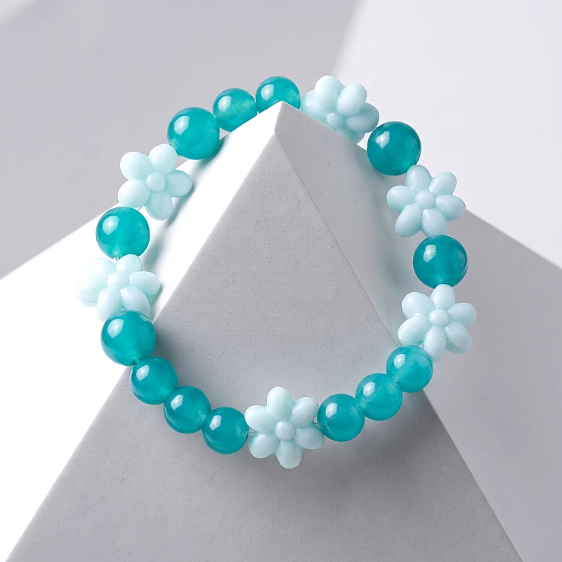 Baby Flower and Bead Bracelet (1 to 3 Yrs)
