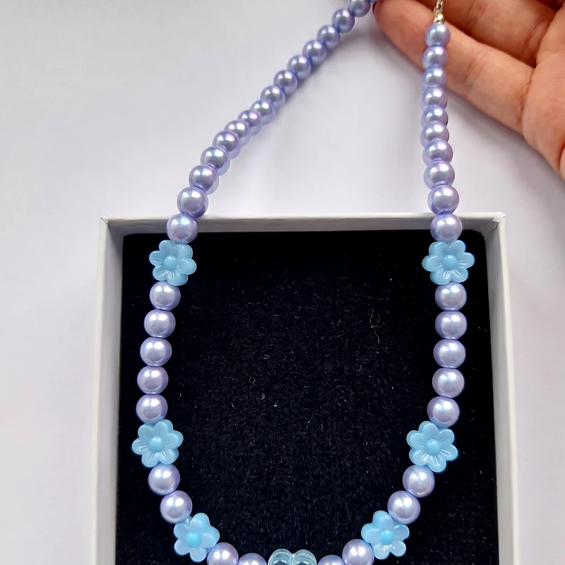 Baby Necklace With Bead And Flower (1 to 8 Yrs)