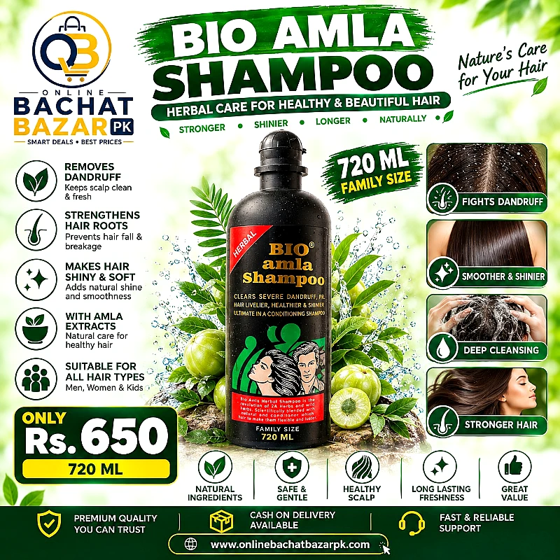Bio Amla Herbal Shampoo 720ml