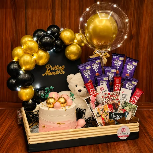 Birthday Cake, Teddy &amp;amp;amp; Chocolate Gift Tray