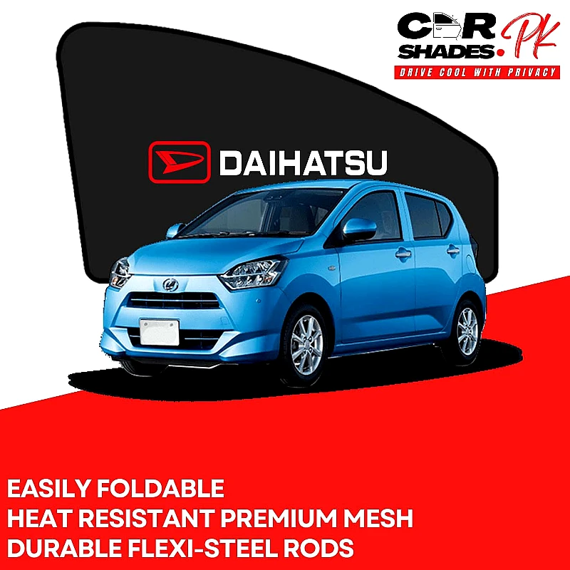 Daihatsu Mira 2018 - 2025 Sun shades