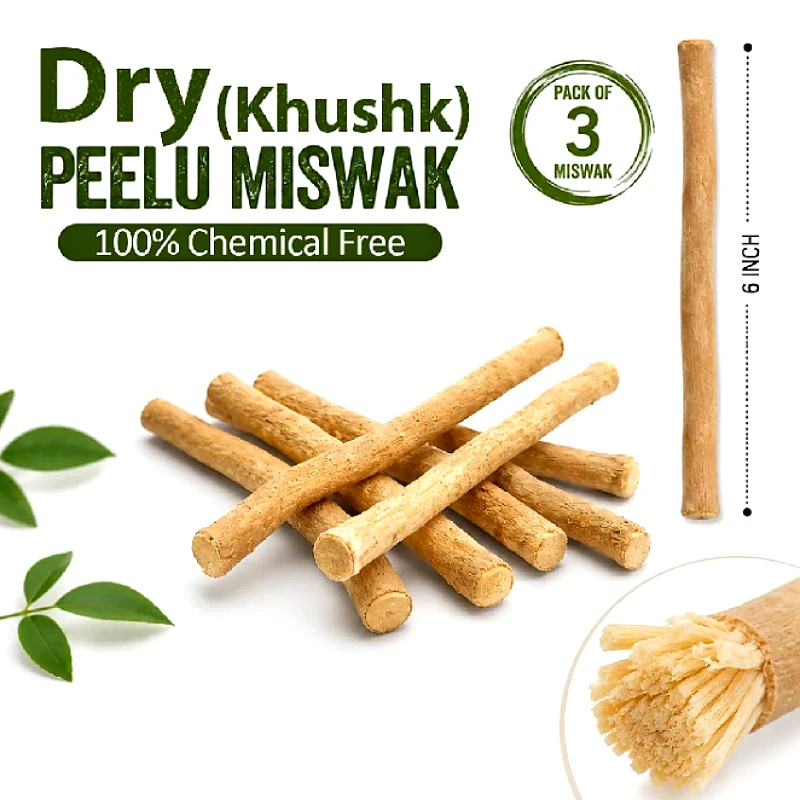 Dry Peelu Miswak – Pack of 3