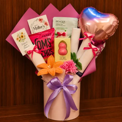 Girls Skincare &amp; Chocolate Gift Basket