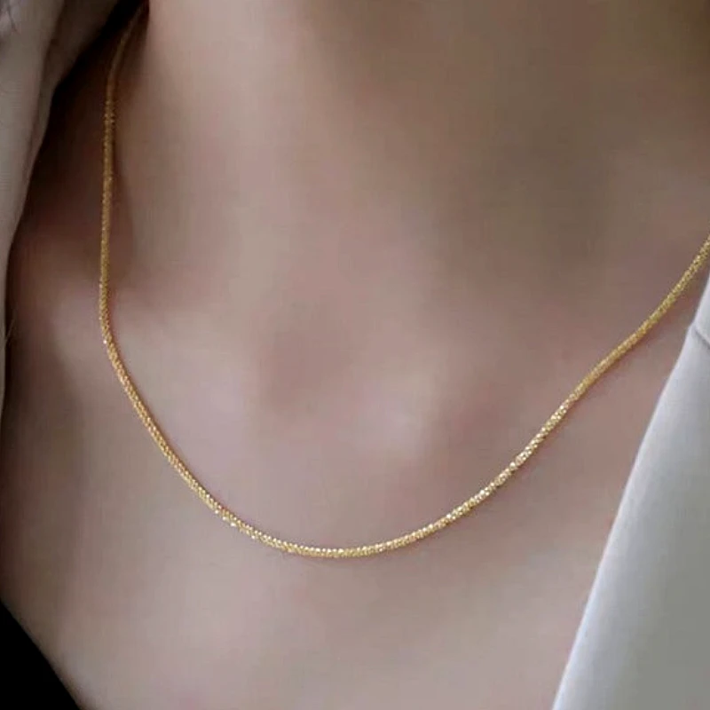 Gold Tone Sparkle Chain