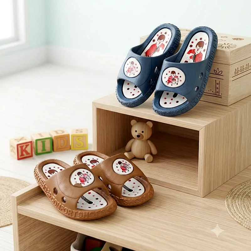 Comfy Unisex Kids Soft Slippers – Boys &amp;amp; Girls