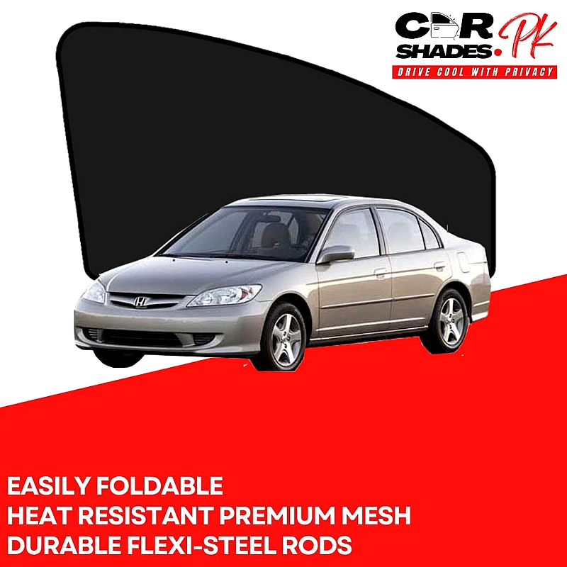 Honda Civic 2002 - 2006 Sun Shades
