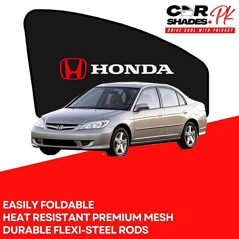 Honda Civic 2002 - 2006 Sun Shades