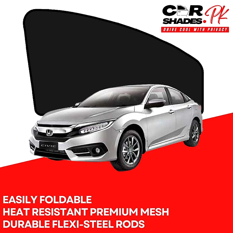 Honda Civic 2016 - 2021 Sun Shades