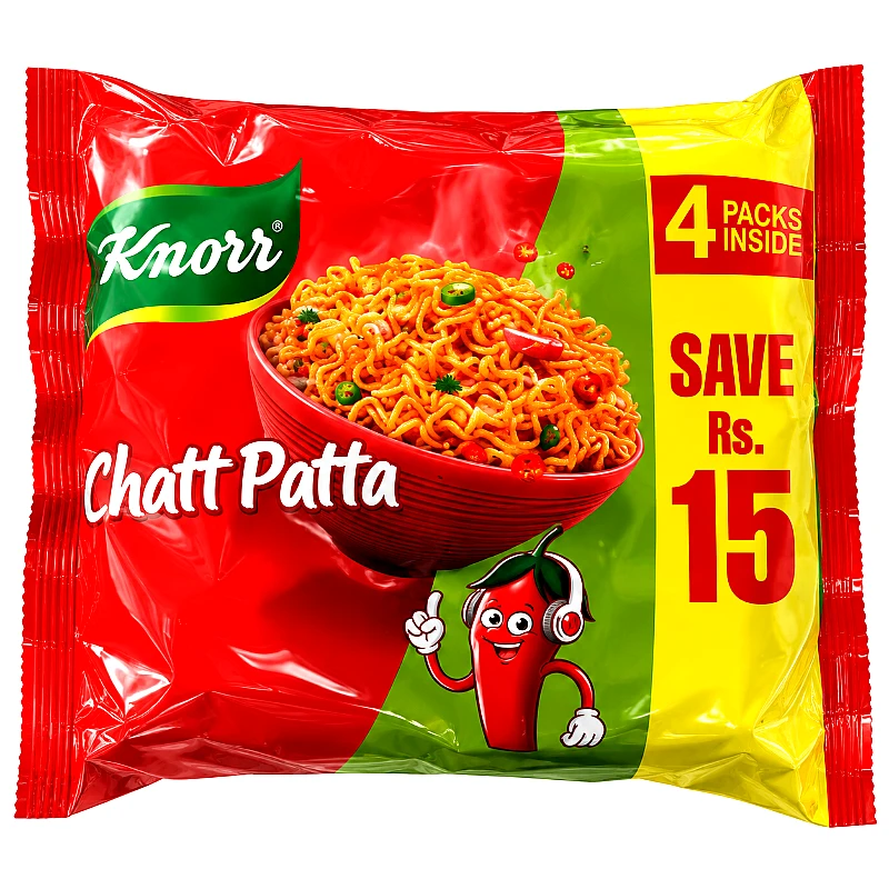 Knorr Chatt Patta – 4 Pack | Spicy & Tangy Noodles