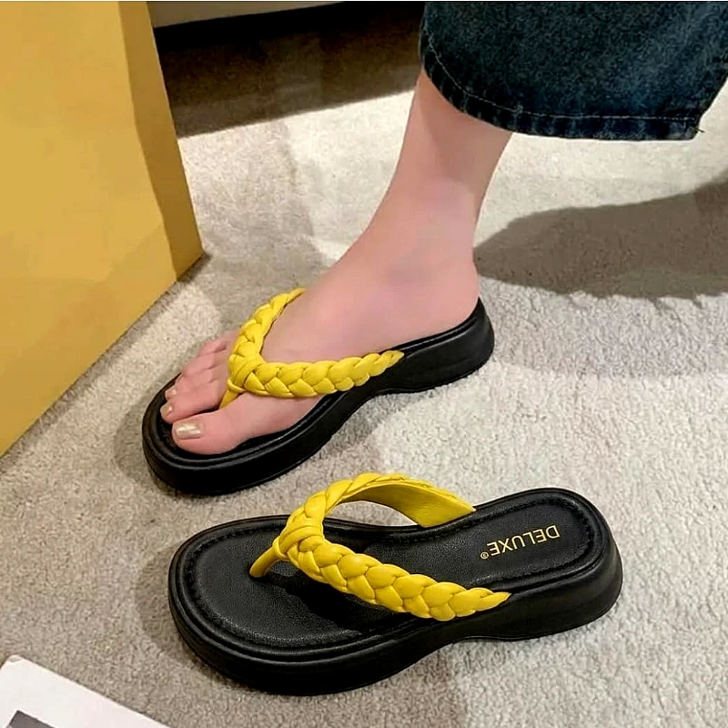 Lemon Breeze Lightweight foam Comfort Slippers