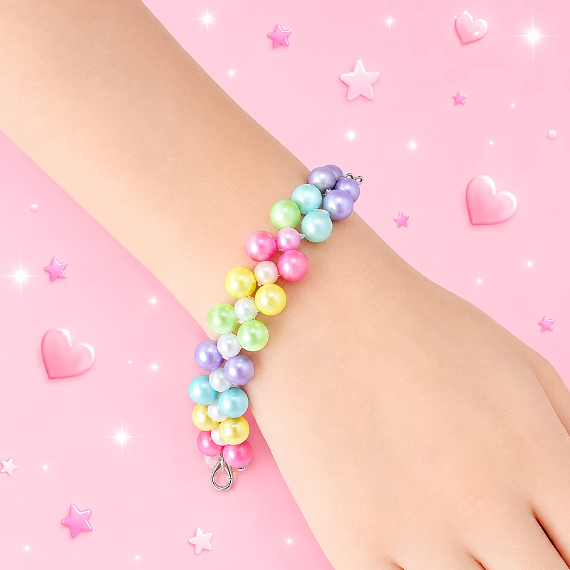 Multi Color Design Beads Bracelet (1 to 7 Yrs)