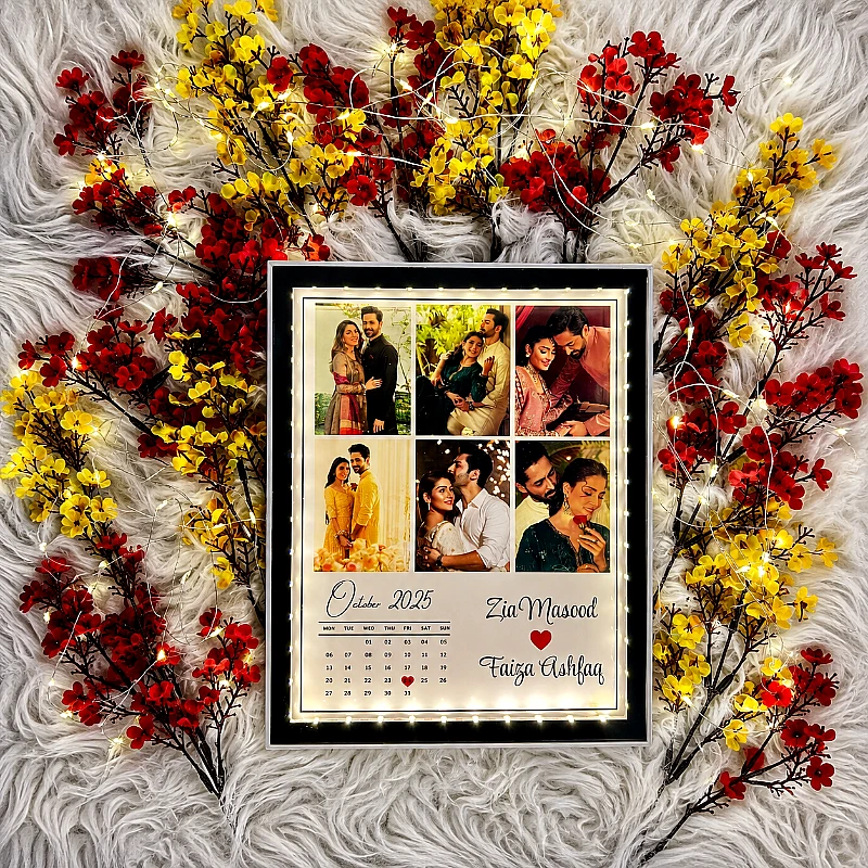 Personalized Magic Mirror Photo Collage Frame - Product Image