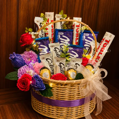 Premium Chocolate Gift Basket