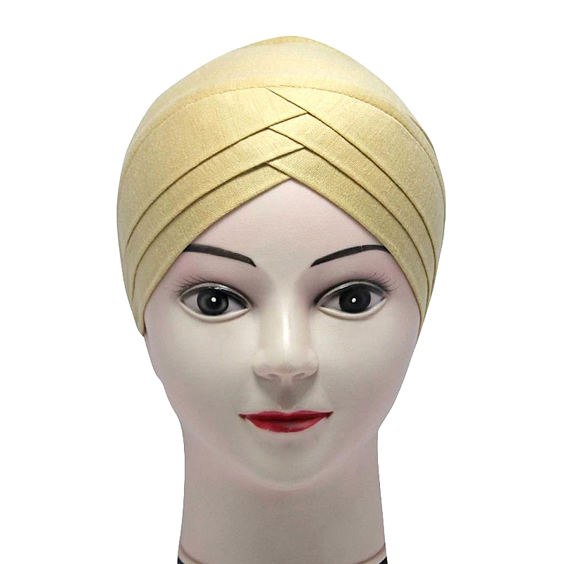 Premium Golden Sparkle Hijab Cap