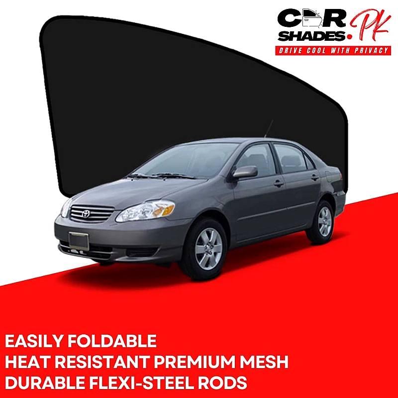 Toyota Corolla 2002 - 2008 Sun Shades