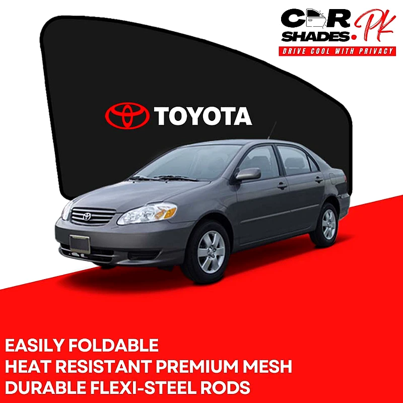 Toyota Corolla 2002 - 2008 Sun Shades