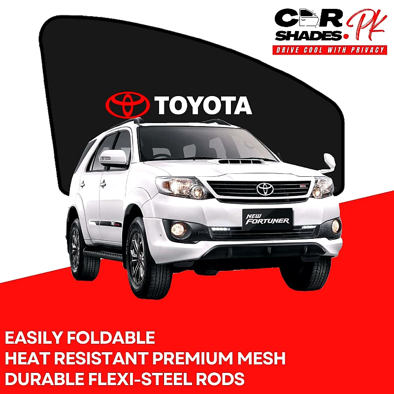 Toyota Fortuner 2013 - 2016 Sun Shades