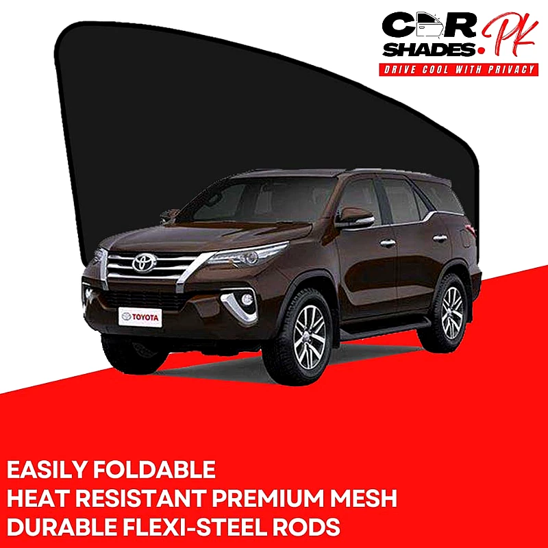 Toyota Fortuner 2016 - 2020 Sun Shades