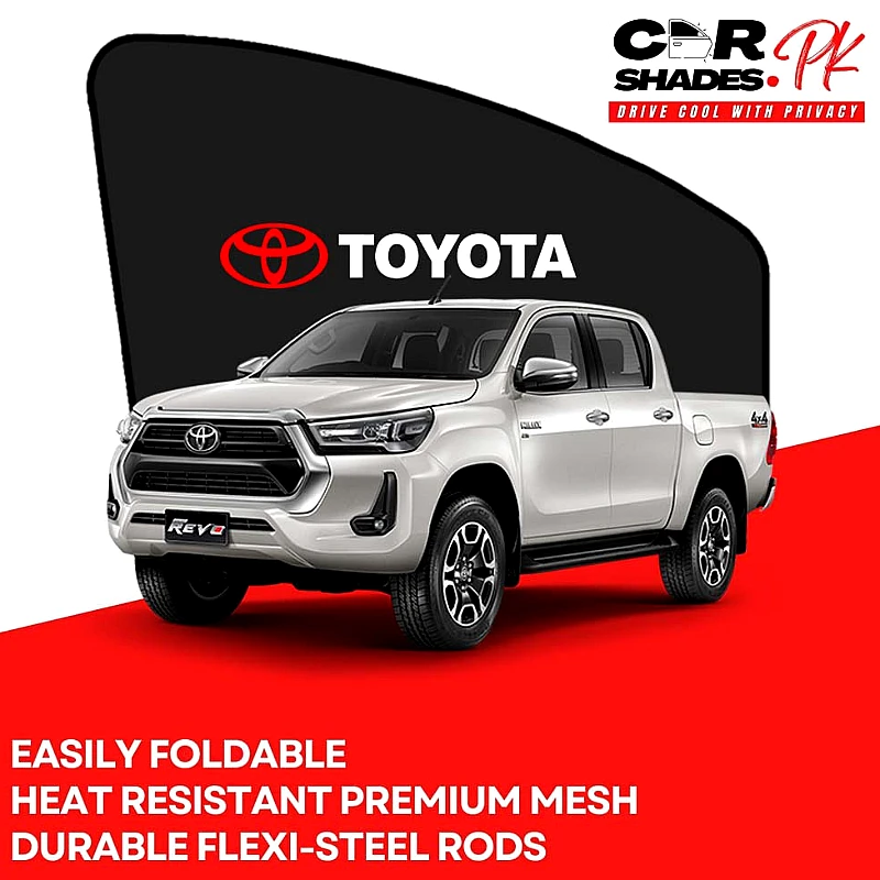 Toyota Hilux Revo 2016 - 2021 Sun Shades