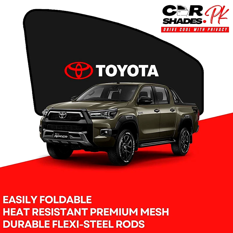 Toyota Hilux Revo Rocco Sun Shades
