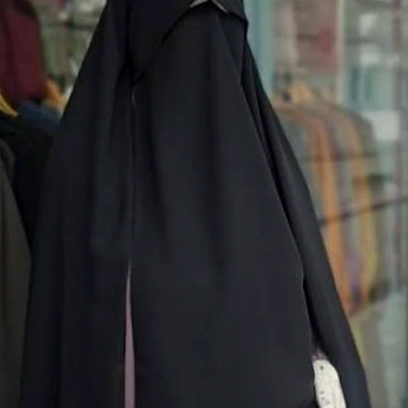 Womens Long 2-Layer Saudi Niqab